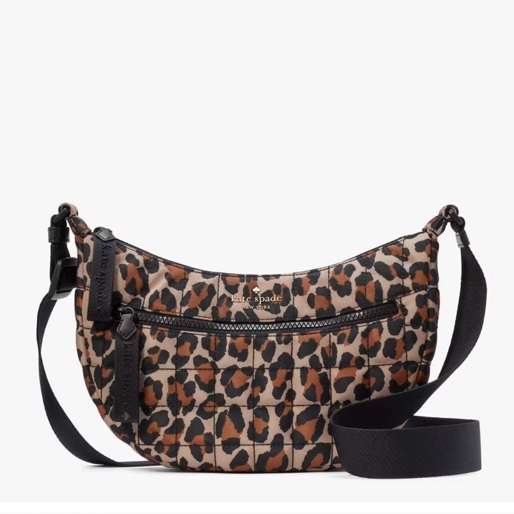 Kate Spade ♠️ Camden crossbody Animal Print in Brown. Cheetah Leopard